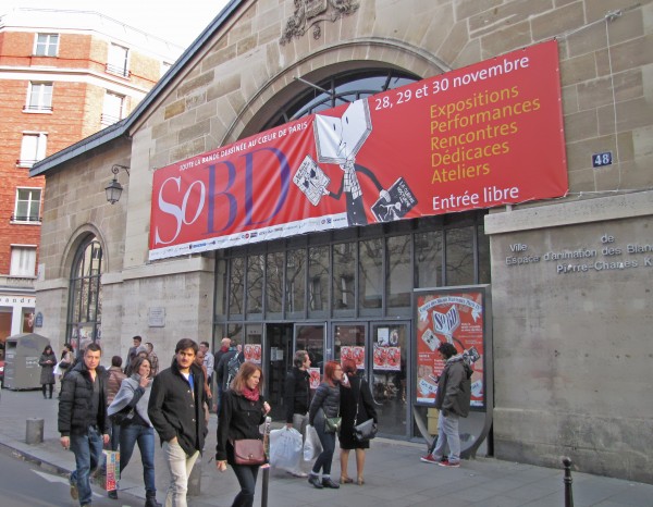 L'entrée du salon SoBD en 2014.
