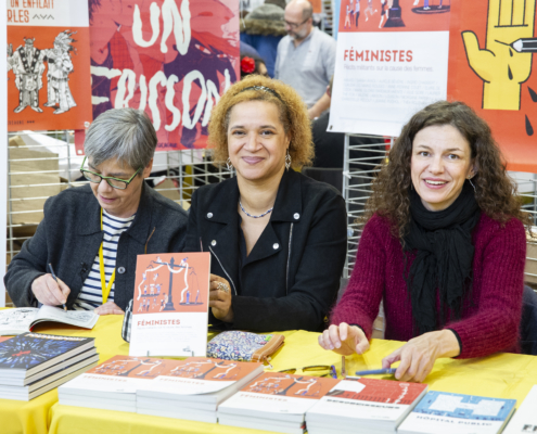 Jeanne Puchol, Marie Gloris Bardiaux Vaiente et Valerie Lawson sur le SoBD 2018