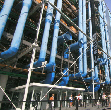 Centre Pompidou, entrée