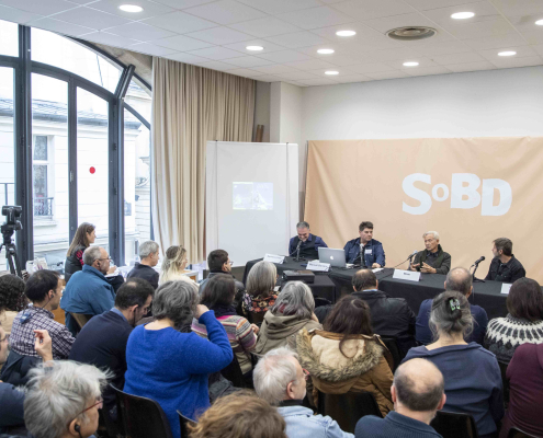 Table ronde des artistes espagnols invités au SoBD 2023