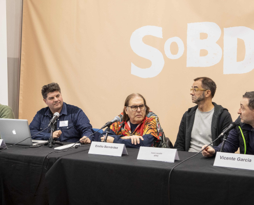 Table ronde des éditeurs espagnols invités au SoBD 2023